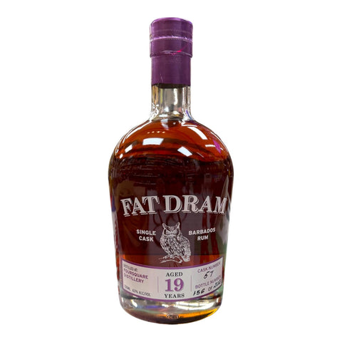 Fat Dram 19 Years Old Foursquare Cask No. 57 Single Cask Barbados Rum 700ml
