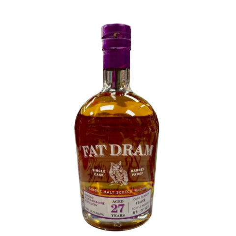 Fat Dram 27 Year Old 1997 Allt-A-Bhainne Single Cask No. 131178 Barrel Proof Single Malt Scotch Whisky 700ml