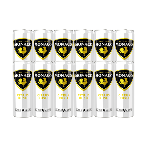 Monaco Citrus Rush Cocktail 355ml 12-Pack