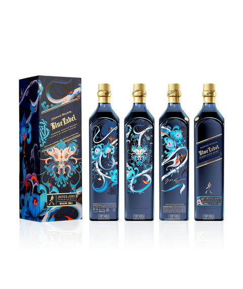 2024 Johnnie Walker Blue Label Year of the The Wood Dragon by James Jean Limited Edition Blended Scotch Whisky
