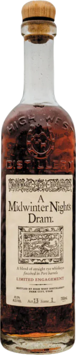 2025 Edition High West Distillery A Midwinter Night Dram Act 13 Straight Rye Whiskey