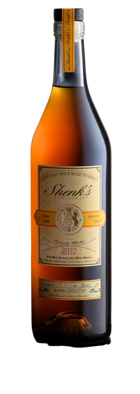 2025 Shenk's Homestead Small Batch Kentucky Sour Mash Whiskey 750ml