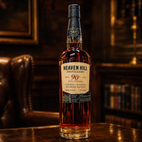 2025 Heaven Hill 90th Anniversary Historic Tribute 9 Year Bourbon Old  Kentucky Straight Bourbon Whiskey 750ml