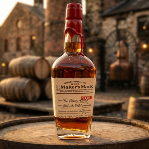 2025 Maker's Mark The Keeper's Release Wood Finishing Series Limited Release Kentucky Straight Bourbon Whiskey 750ml