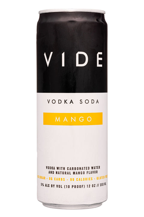 Vide Vodka Soda Mango Ready-to-Drink Cocktail Can