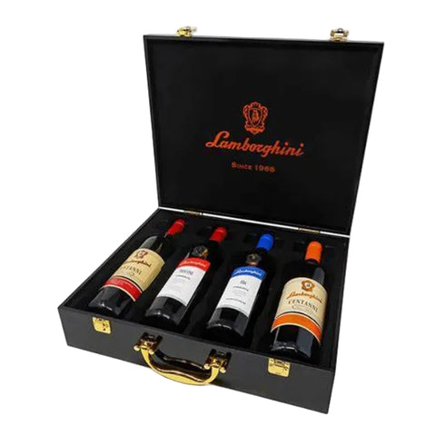 Lamborghini 68 Italia Wine Bundle Gift Set 750ml 4-Pack