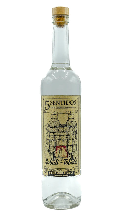 5 Sentidos Jabali Tobala Agave Spirit 750ml