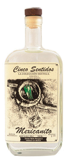 Cinco Sentidos Mexicanito Uncertified Edicion 3 Oaxaca Mezcal 750ml