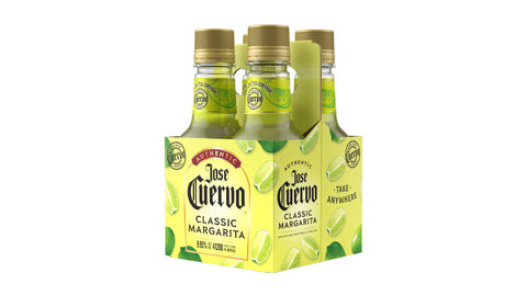 Jose Cuervo Authentic Classic Lime Light Margarita 200ml 4-Pack