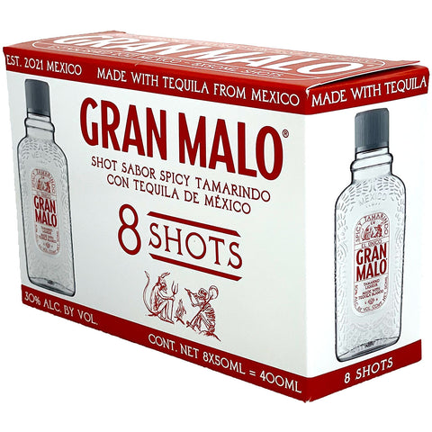 Gran Malo Spicy Tamarindo Tequila Liqueur 50ml 8-Pack