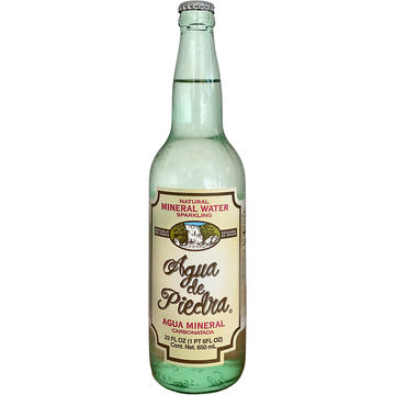 Agua de Piedra Carbonated Mineral Water 22-Oz