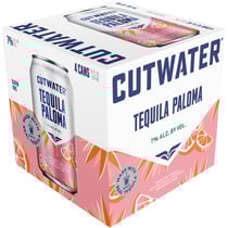 Cutwater Spirits Tequila Paloma Grapefruit Cocktail 4-Pack Can