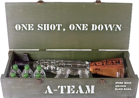 A-Team AK47 with Grenades Decanter Vodka 750ml