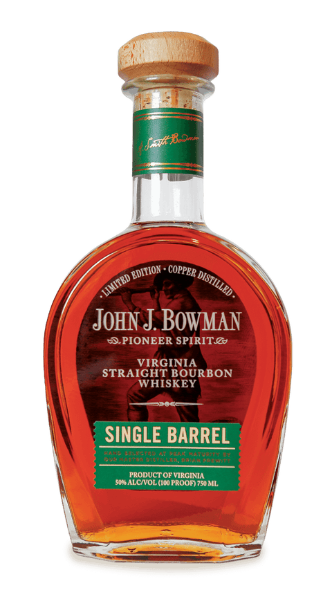 A. Smith Bowman Distillery John J. Bowman Pioneer Spirit Single Barrel Virginia Straight Bourbon Whiskey 750ml
