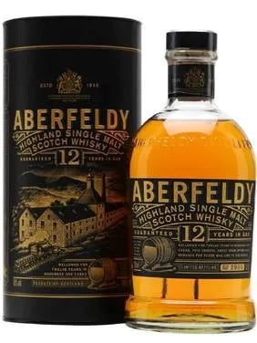 Aberfeldy 12 Year Old Single Malt Scotch Whisky 750m