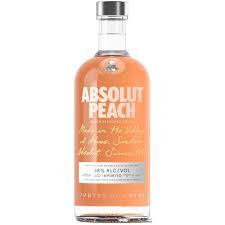 Absolut Apeach-Peach Flavored Vodka 750ml