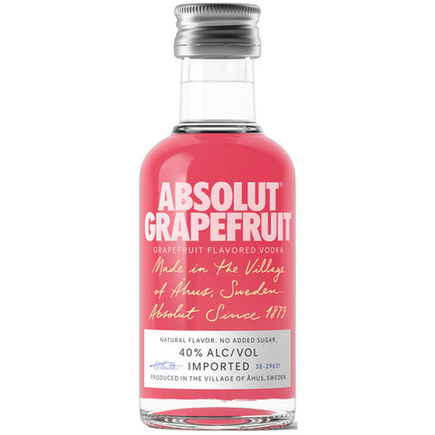 Absolut Grapefruit Vodka 50ml
