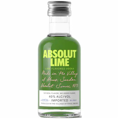 Absolut Lime Flavored Vodka 50ml