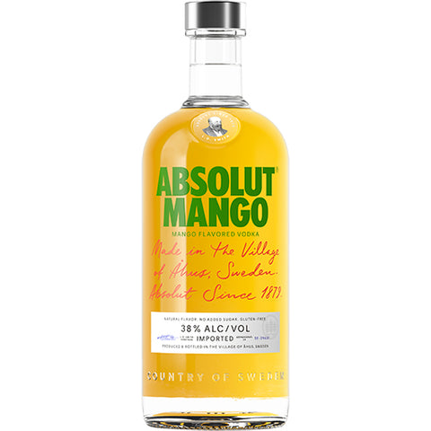 Absolut Mango Flavored Vodka 750ml
