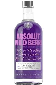 Absolut Wild Berri Flavored Vodka 750ml