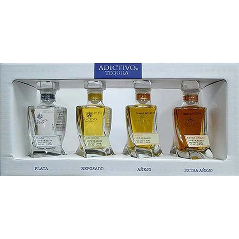 Adictivo Collection Tequila 50ml Bottle 4-Pack