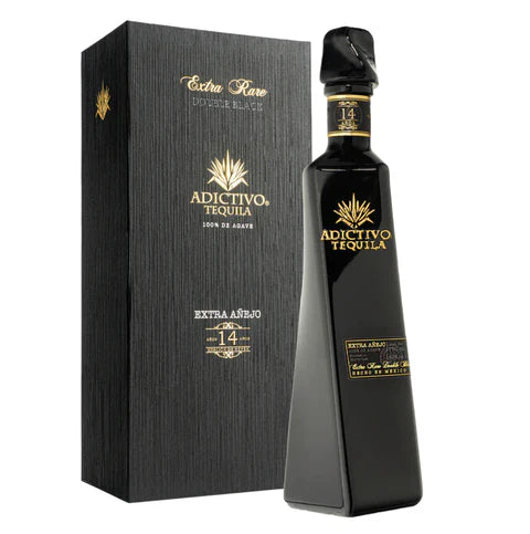 Adictivo Double Black 14 Year Old Extra Rare Extra Anejo Tequila 750ml