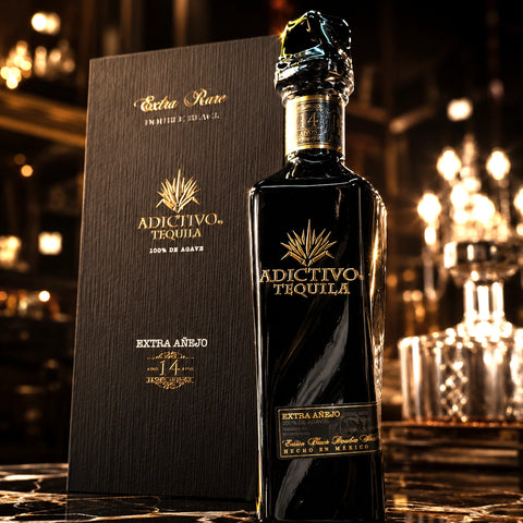 Adictivo Double Black 14 Year Old Extra Rare Extra Anejo Tequila 750ml