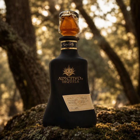 Adictivo Black French Oak Barrel Anejo Tequila 750ml