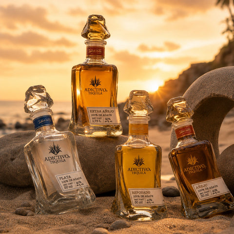 Adictivo Collection Tequila 50ml Bottle 4-Pack