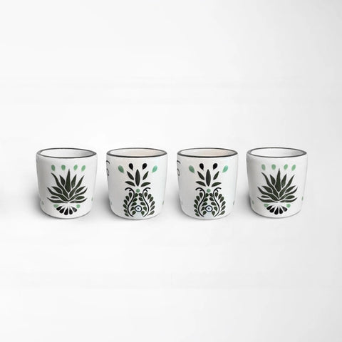 Agave Painted Mezcal Shot Glass 1.6-Oz
