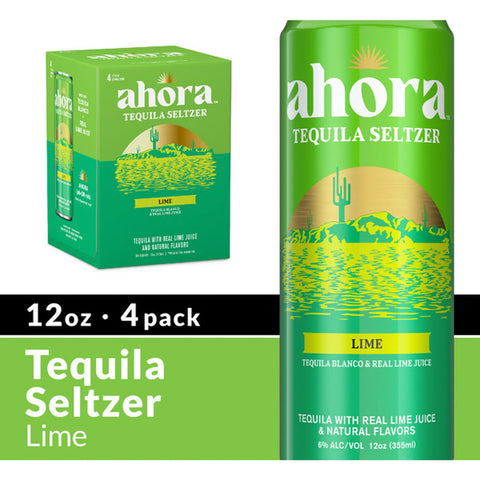 Ahora Lime Seltzer Can 4-Pack 12-Oz
