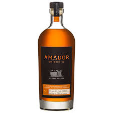Amador Whiskey Co. Double Barrel Chardonnay Cask Finish Kentucky Bourbon Whiskey 750ml