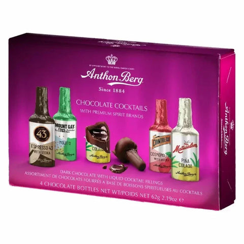 Anthon Berg Chocolate Cocktail Candies 4-Pack