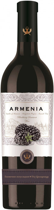 Armenia Blackberry Semisweet Wine 750ml