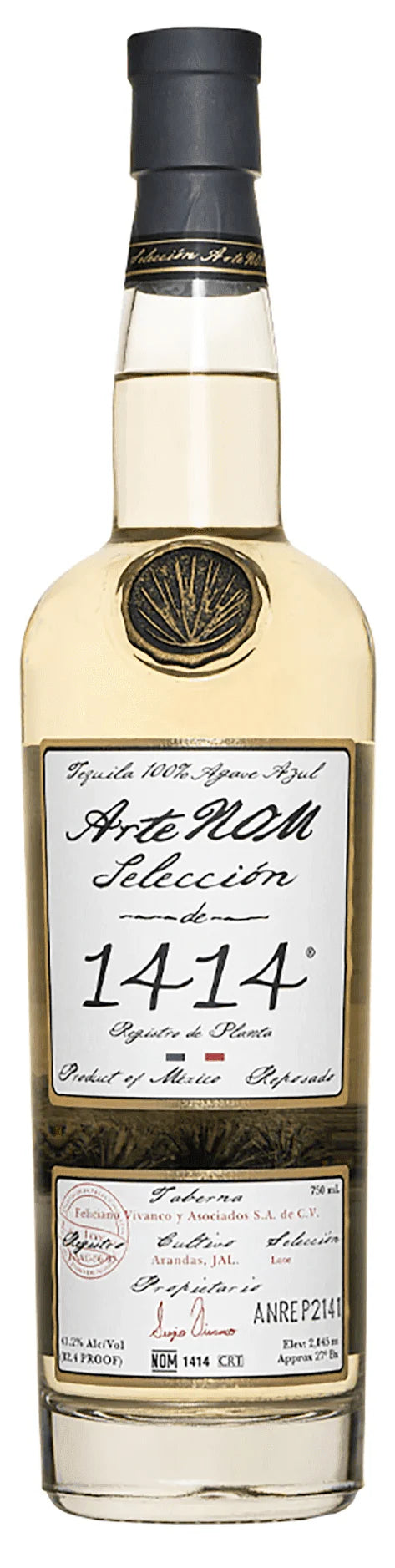 Artenom Seleccion de 1414 Reposado Tequila 750ml