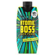 Atomic Boss Berry Blast Hard Punch 500ml