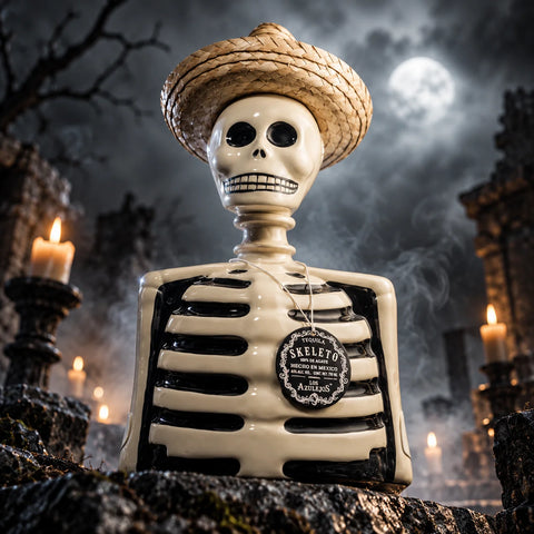 Azulejos Skeleto Skelly Reposado Tequila 750ml