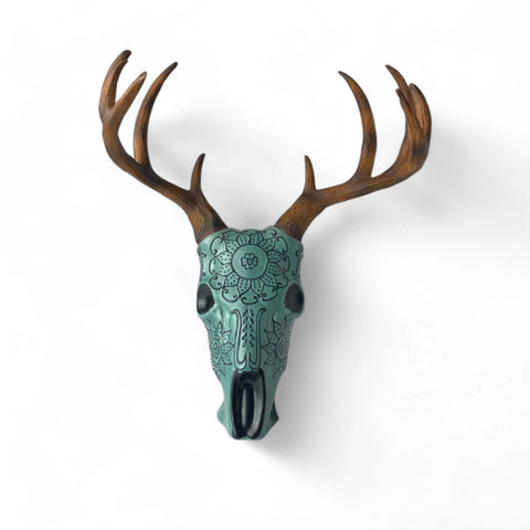 Azulejos Trophy Head Antlers Anejo Tequila 750ml