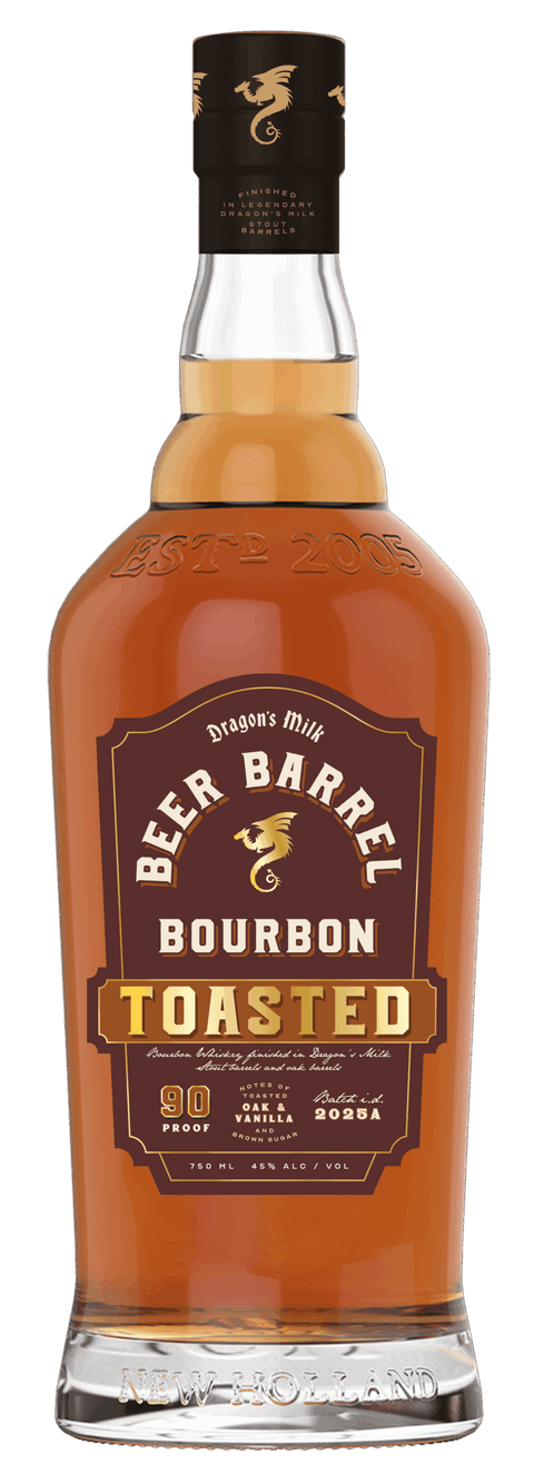 New Holland Brewing Dragon's Milk Toasted Beer  Barrel Bourbon Whiskey 750ml