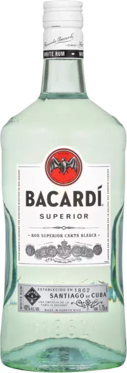 Bacardi Carta Blanca Superior White Rum 1.75Lt