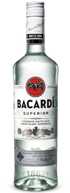 Bacardi Carta Blanca Superior White Rum 750ml
