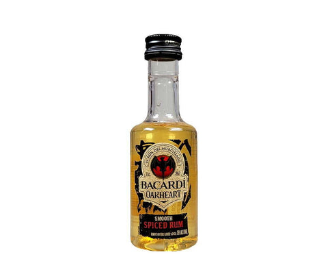 Bacardi Oakheart Smooth Spiced Rum 50ml