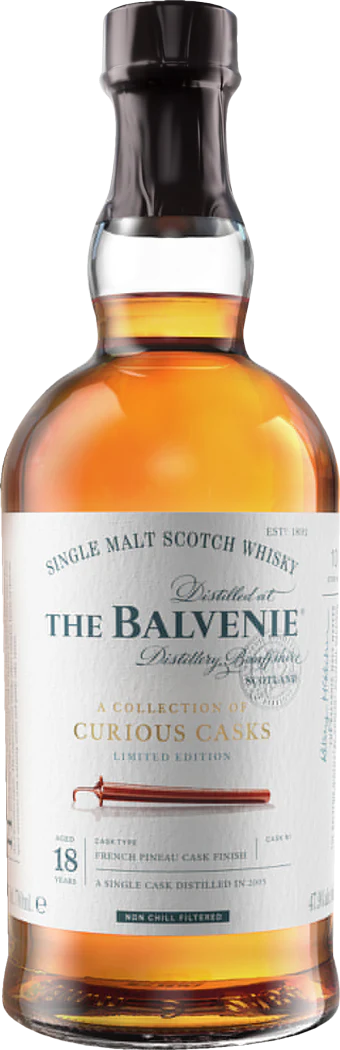 Balvenie A Collection of Curious Casks French Pineau Cask Finish 18 Year Old Single Malt Scotch Whisky 750ml