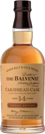 Balvenie Caribbean Cask 14 Year Old Single Malt Scotch Whisky 200ml