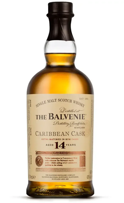 Balvenie Caribbean Cask 14 Year Old Single Malt Scotch Whisky 750ml