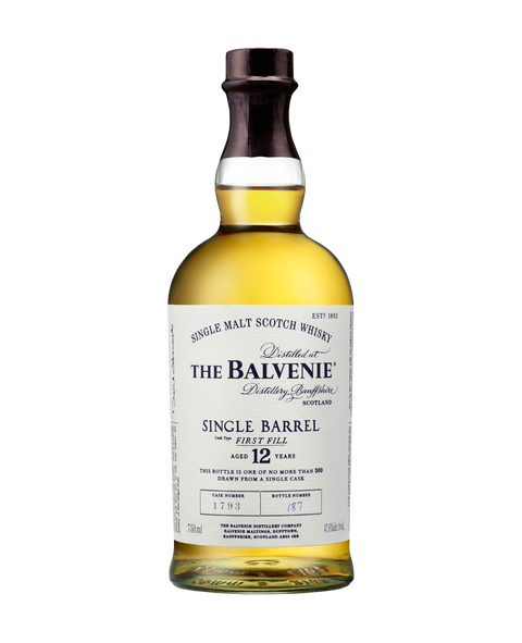 Balvenie Single Barrel First Fill 12 Year Old Single Malt Scotch Whisky 750ml