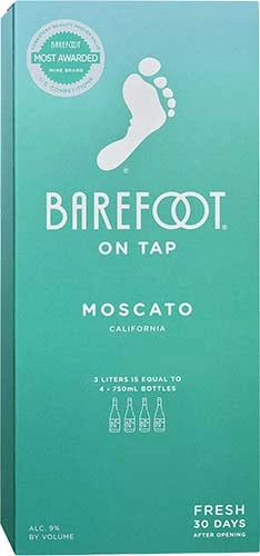 Barefoot On Tap Moscato 3Lt