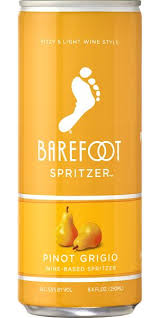 Barefoot Pinot Grigio Spritzer Can 4-Pack