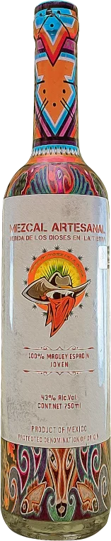 Bebida de los Dioses en la Tierra Mezcal Artesanal 750ml