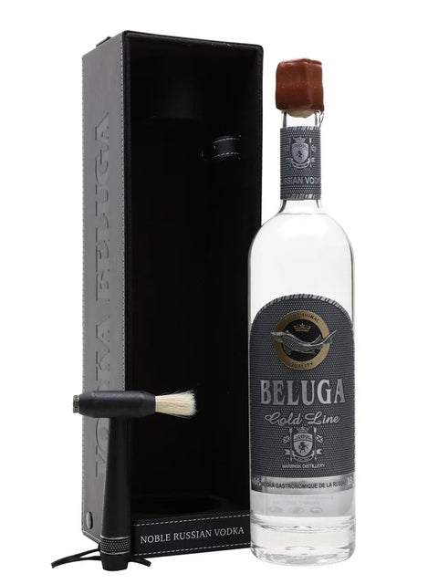 Beluga Gold Line Noble Vodka Wih Leather Case 750ml
